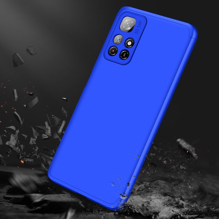 For Xiaomi Poco M4 Pro / Redmi Note 11 CN Version GKK Three Stage Splicing PC Phone Case(Blue) - Xiaomi Cases by GKK | Online Shopping UK | buy2fix