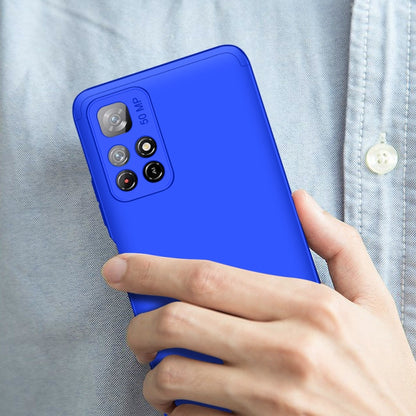 For Xiaomi Poco M4 Pro / Redmi Note 11 CN Version GKK Three Stage Splicing PC Phone Case(Blue) - Xiaomi Cases by GKK | Online Shopping UK | buy2fix