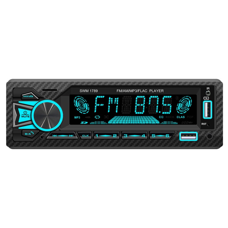 SWM-1789 Car Radio Receiver Bluetooth 5.1 MP3 Player with Remote Control - In Car by buy2fix | Online Shopping UK | buy2fix