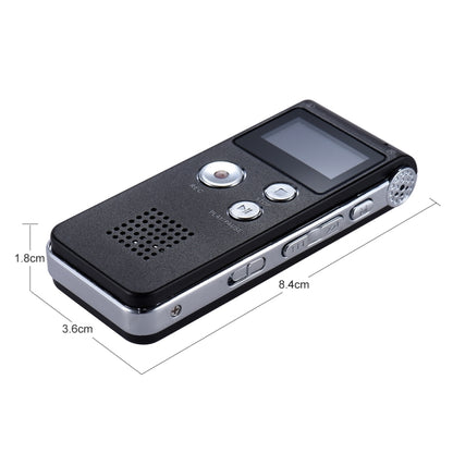SK-012 4GB USB Dictaphone Digital Audio Voice Recorder with WAV MP3 Player VAR Function(Black) - Consumer Electronics by buy2fix | Online Shopping UK | buy2fix