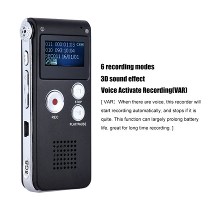 SK-012 32GB USB Dictaphone Digital Audio Voice Recorder with WAV MP3 Player VAR Function(Purple) -  by buy2fix | Online Shopping UK | buy2fix
