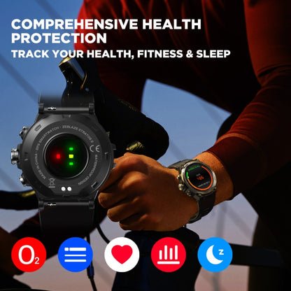 Zeblaze Stratos 2 1.3 inch AMOLED Screen Smart Watch, Support Sleep Monitoring / Heart Rate Monitoring(Grey) - Smart Watches by Zeblaze | Online Shopping UK | buy2fix