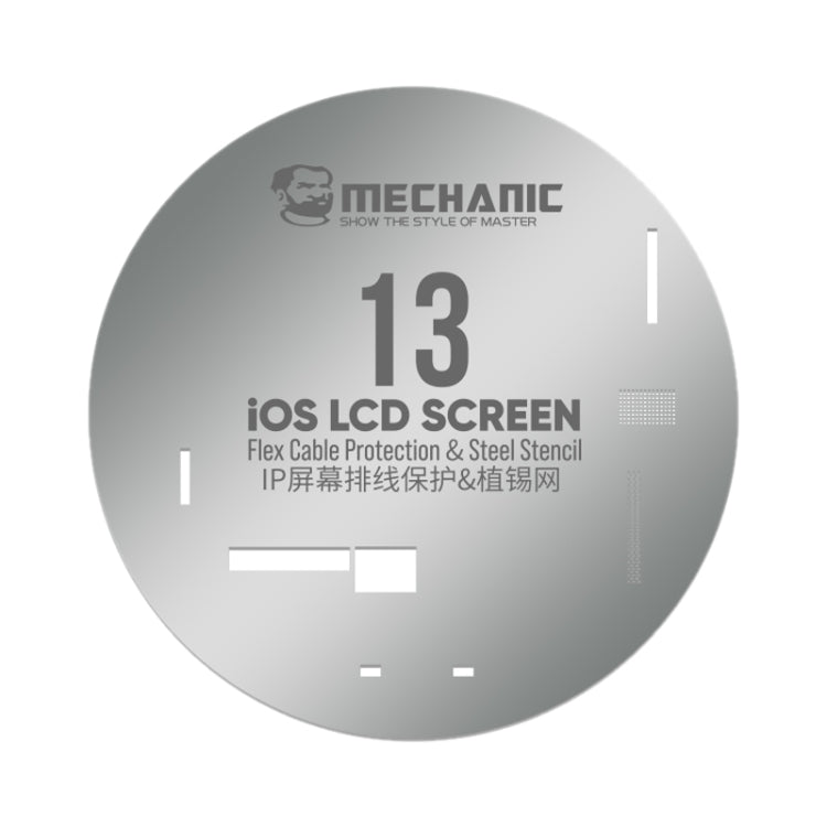 Mechanic UFO LCD Screen Flex Cable Protection and Reballing Planting For iPhone 13 - BGA Stencils by MECHANIC | Online Shopping UK | buy2fix