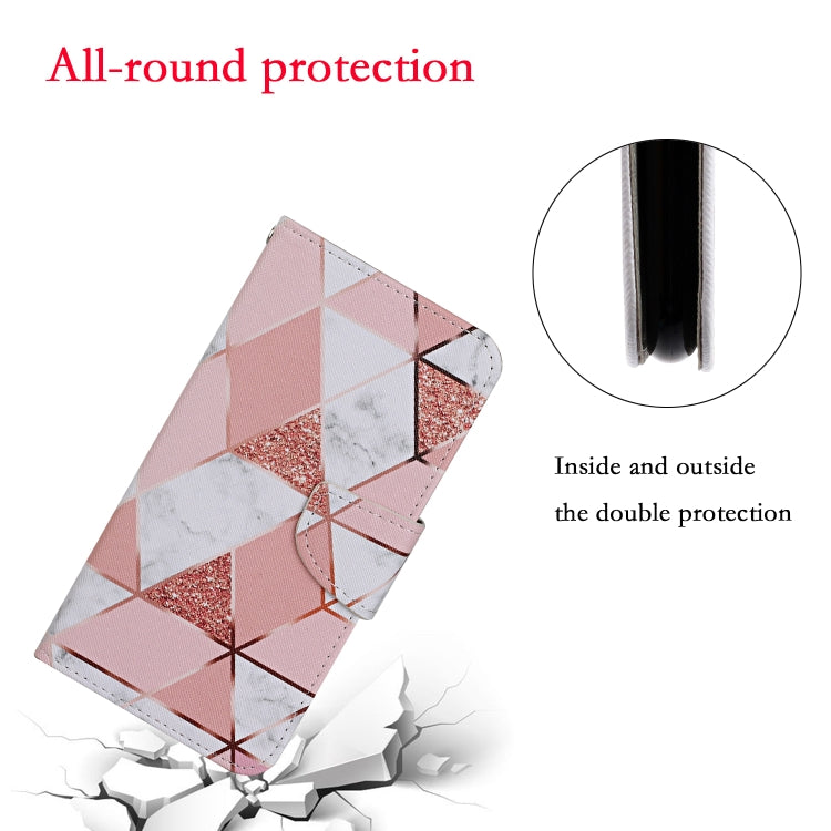 For Xiaomi Redmi 10C Colored Drawing Pattern Flip Leather Case(Marble) - Xiaomi Cases by buy2fix | Online Shopping UK | buy2fix