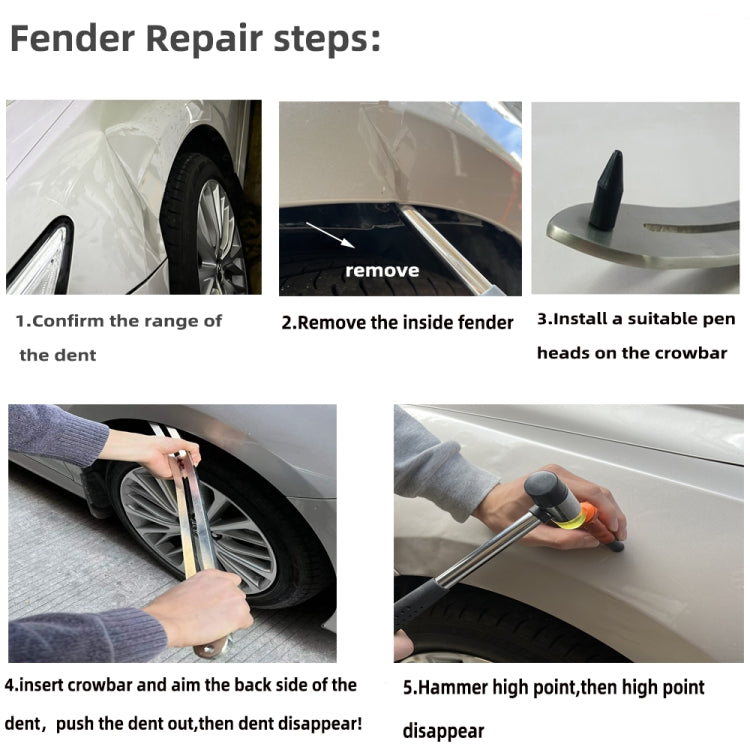 N6 96 in 1 Car Paintless Dent Removal Fender Damage Repair Puller Lifter, Plug Type:US Plug - In Car by buy2fix | Online Shopping UK | buy2fix