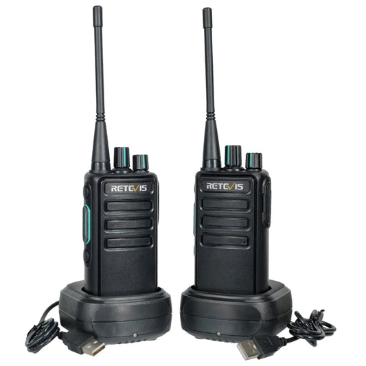 1 Pair RETEVIS RB29 FRS Free-license Two Way Radio Walkie Talkie(Black) - Consumer Electronics by RETEVIS | Online Shopping UK | buy2fix