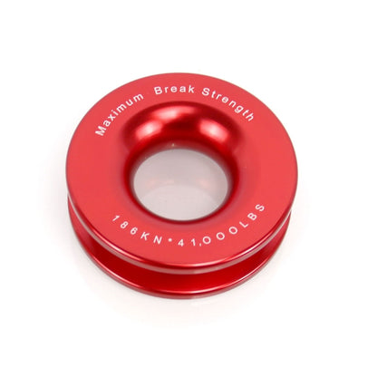 Truck Winch Snatch Recovery Ring for Soft Shackle ATV UTV Rcovery 41000 lb(Red) - In Car by buy2fix | Online Shopping UK | buy2fix