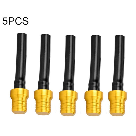 5 PCS Universal Motorcycle Tank Gas Fuel Cap Valve Vent Breather Hose Tube(Yellow) - In Car by buy2fix | Online Shopping UK | buy2fix