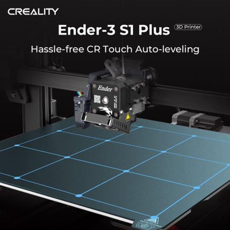 Creality Ender-3 S1 Plus Full-metal Dual-gear Larger-size 3D Printer AU Plug - Consumer Electronics by Creality | Online Shopping UK | buy2fix