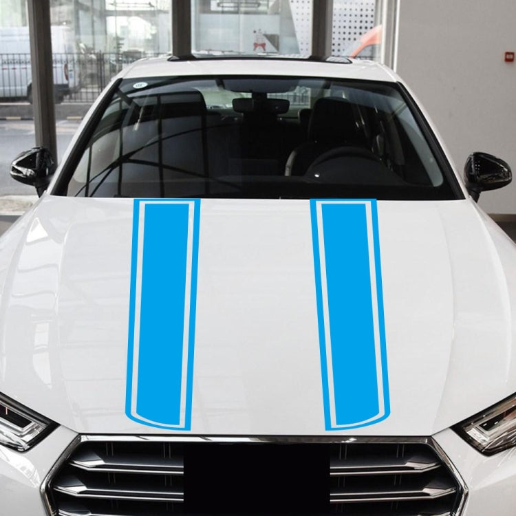 D-623 Car Modified Hood Decorative Sticker(Blue) - In Car by buy2fix | Online Shopping UK | buy2fix