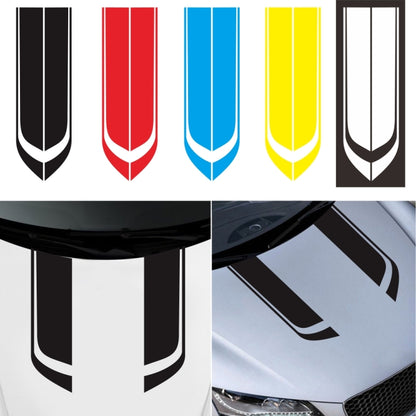 D-711 Stripe Pattern Car Modified Hood Decorative Sticker(Red) - In Car by buy2fix | Online Shopping UK | buy2fix