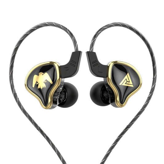 QKZ AK6-Ares Sports In-ear HIFI Wired Control Earphone with Mic(Black) - In Ear Wired Earphone by QKZ | Online Shopping UK | buy2fix