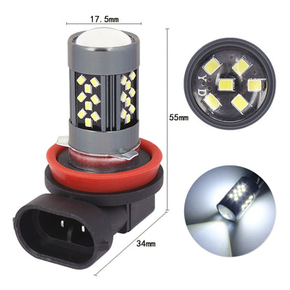 1 Pair H11 12V 7W Strobe Car LED Fog Light(Ice Blue Light) - In Car by buy2fix | Online Shopping UK | buy2fix