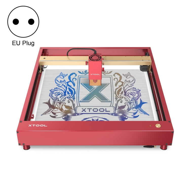 XTOOL D1 Pro-20W High Accuracy DIY Laser Engraving & Cutting Machine, Plug Type:EU Plug(Golden Red) - DIY Engraving Machines by XTOOL | Online Shopping UK | buy2fix