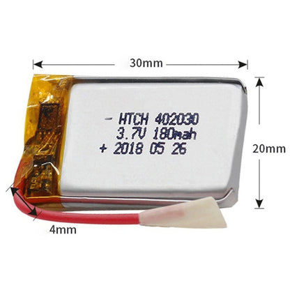 2pcs 402030 180mAh Li-Polymer Battery Replacement - Others by buy2fix | Online Shopping UK | buy2fix