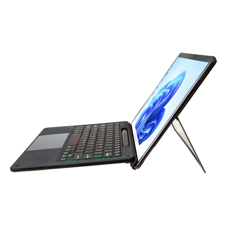 For Microsoft Surface Pro 8/Pro X KF17S Tri-color Backlit Touch Bluetooth Keyboard - Mobile Accessories by buy2fix | Online Shopping UK | buy2fix