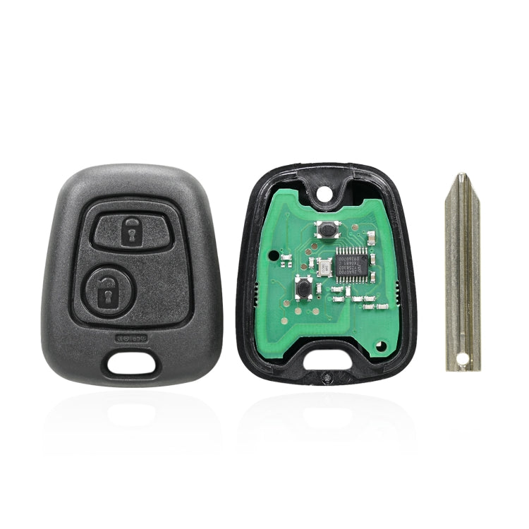 For Peugeot 206 433MHz 2 Buttons Intelligent Remote Control Car Key, Key Blank:SX9 - In Car by buy2fix | Online Shopping UK | buy2fix