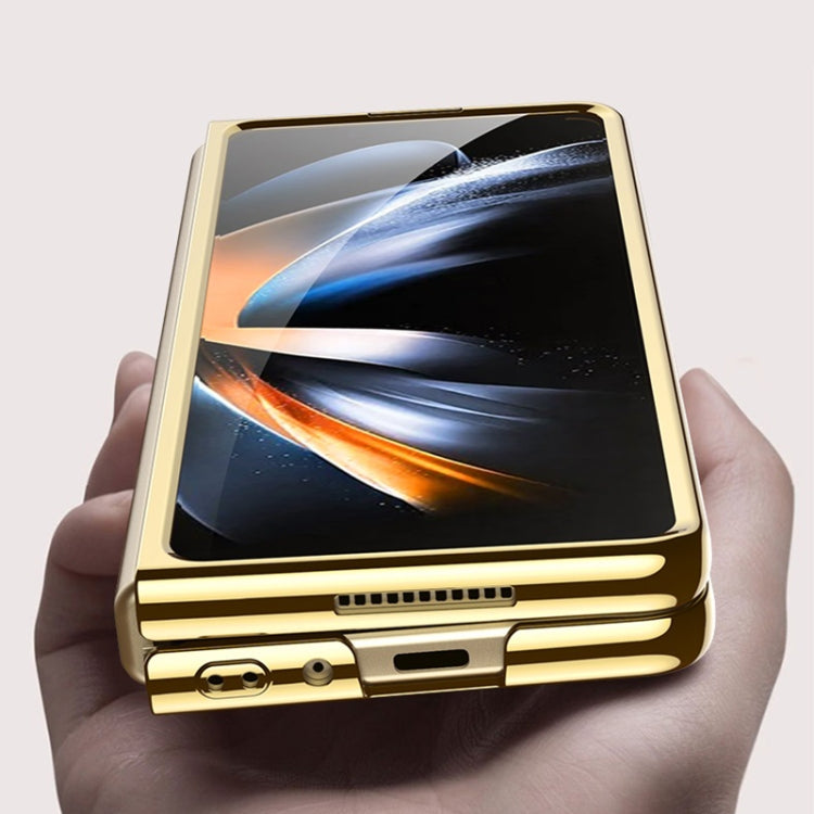 For Samsung Galaxy Z Fold4 GKK Phantom Electroplating Full Coverage Phone Case(Black) - Galaxy Z Fold4 5G Cases by GKK | Online Shopping UK | buy2fix
