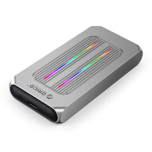 ORICO M2R1-G2-SV 10Gbps M.2 NVMe RGB SSD Enclosure(Silver) - HDD Enclosure by ORICO | Online Shopping UK | buy2fix