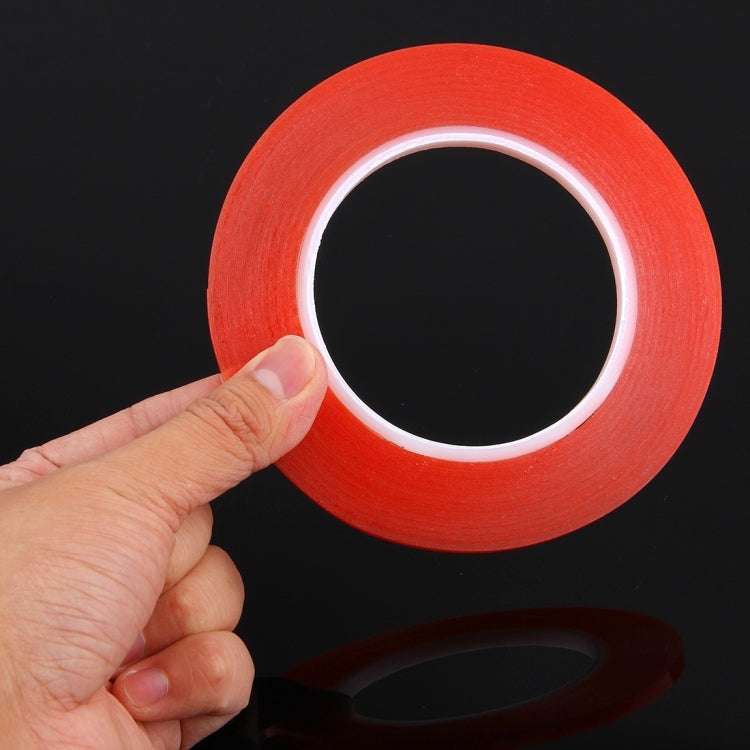 10 PCS 2mm Width Double Sided Adhesive Sticker Tape, Length: 25m(Red) - Repair & Spare Parts by buy2fix | Online Shopping UK | buy2fix