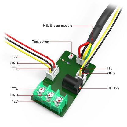 NEJE A40640 15W 450nm Laser Engraver Module Kits - DIY Engraving Machines by NEJE | Online Shopping UK | buy2fix