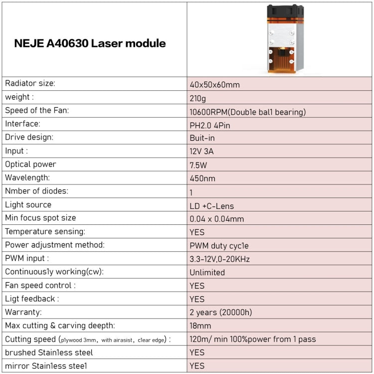 NEJE MASTER 3 Plus Laser Engraver with A40630 Laser Module(US Plug) - DIY Engraving Machines by NEJE | Online Shopping UK | buy2fix