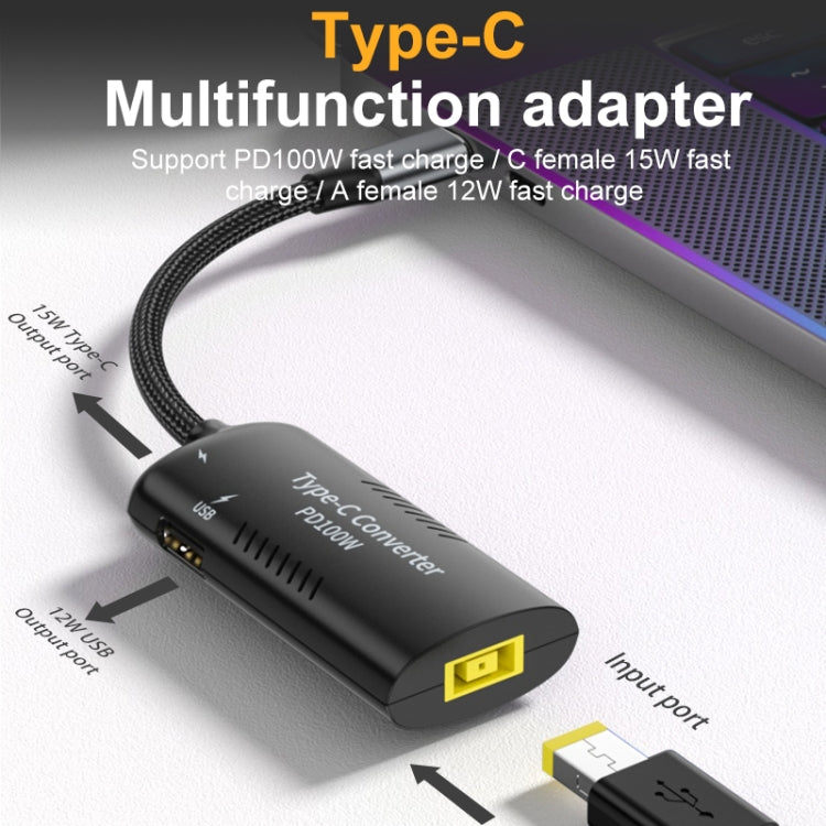 DC5521 / 5525 + Type-C + USB Female to Type-C Multifunction Apapter - Computer & Networking by buy2fix | Online Shopping UK | buy2fix