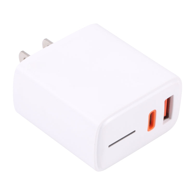 LZ-1130 PD 20W Type-C+QC 3.0 USB Fast Charger, Plug Type:US Plug(White) - Apple Accessories by buy2fix | Online Shopping UK | buy2fix