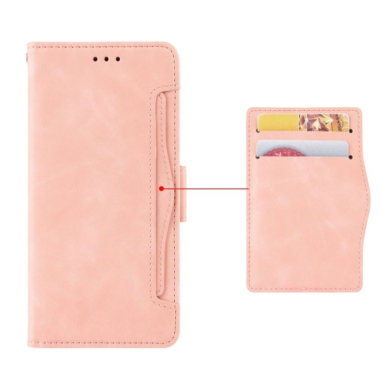 For Motorola Moto X30 Pro 5G / Edge 30 Ultra Skin Feel Calf Texture Card Slots Leather Phone Case(Pink) - Motorola Cases by buy2fix | Online Shopping UK | buy2fix