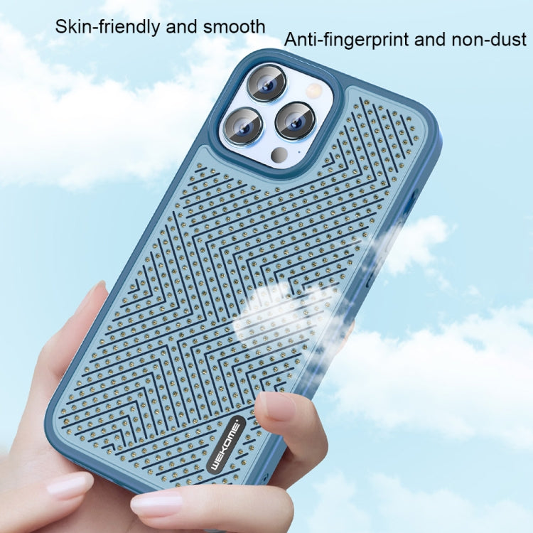 For iPhone 14 Pro WEKOME Graphene Heat Dissipation Phone Case(Blue) - iPhone 14 Pro Cases by WK | Online Shopping UK | buy2fix