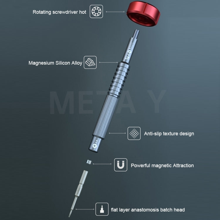 MECHANIC META Y Pentalobe 0.8 Alloy Magnetic Screwdriver for Phone Repair - Repair & Spare Parts by MECHANIC | Online Shopping UK | buy2fix