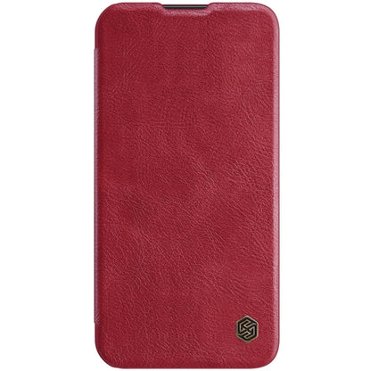 For iPhone 14 Pro NILLKIN QIN Series Pro Crazy Horse Texture Leather Case(Red) - iPhone 14 Pro Cases by NILLKIN | Online Shopping UK | buy2fix