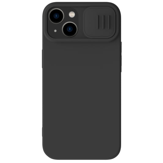 For iPhone 14 NILLKIN CamShield Liquid Silicone Phone Case(Black) - iPhone 14 Cases by NILLKIN | Online Shopping UK | buy2fix