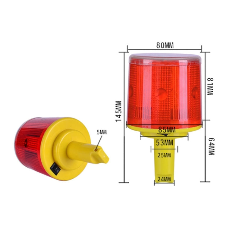 Night Solar Safety Warning Flash Light, Specification:03 Slim Sticks Tied or Inserted(White) - In Car by buy2fix | Online Shopping UK | buy2fix