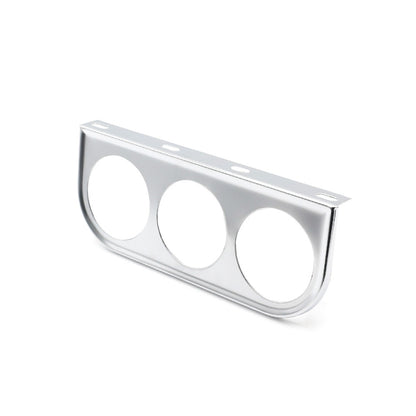 Car 52mm 3 Holes Iron Dash Gauge Meter Pod Mount Holder(Silver) - In Car by buy2fix | Online Shopping UK | buy2fix