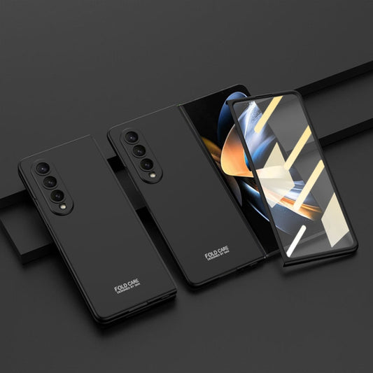 For Samsung Galaxy Z Fold4 GKK Integrated Ultra-thin Full Coverage Phone Flip Case(Black) - Galaxy Z Fold4 5G Cases by GKK | Online Shopping UK | buy2fix