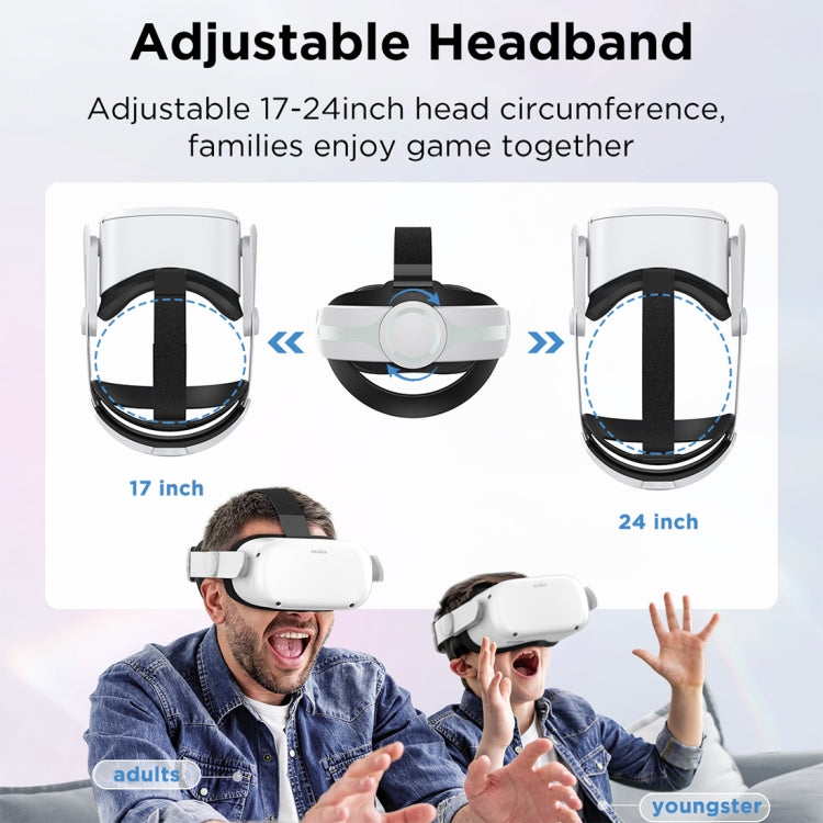 JOYROOM JR-QS1 For Oculus Quest 2 Adjustable VR Glasses Comfort Head Strap - Consumer Electronics by buy2fix | Online Shopping UK | buy2fix