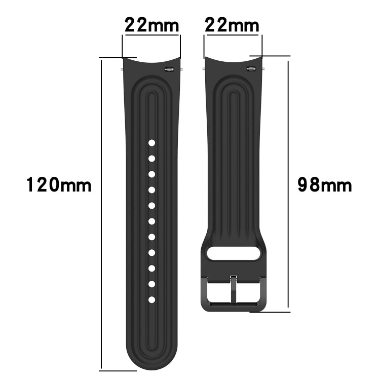 For Xiaomi Watch S1 Pro Silicone Watch Band(White) - Watch Bands by buy2fix | Online Shopping UK | buy2fix