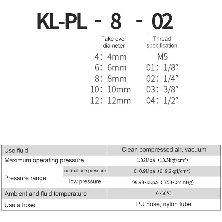 PL10-03 LAIZE Nickel Plated Copper Trachea Quick Fitting Lock Female Connector -  by buy2fix | Online Shopping UK | buy2fix