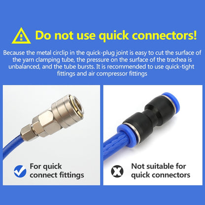 LAIZE High Pressure Flexible Polyurethane Pneumatic Tubing with Connector, Specification:10x6.5mm, 10m -  by LAIZE | Online Shopping UK | buy2fix