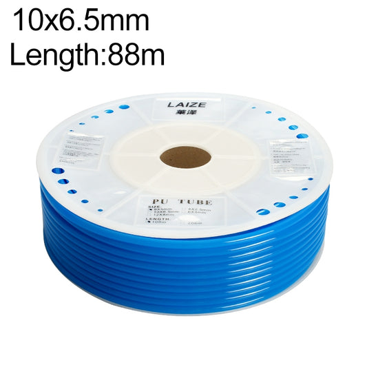 LAIZE Pneumatic Compressor Air Flexible PU Tube, Specification:10x6.5mm, 88m(Blue) - PU Air Pipe by LAIZE | Online Shopping UK | buy2fix