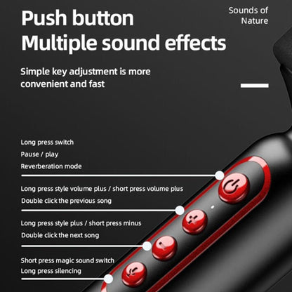 Lenovo ThinkPlus M1 Wireless Handheld Microphone Karaoke Speaker(Pink) - Consumer Electronics by Lenovo | Online Shopping UK | buy2fix