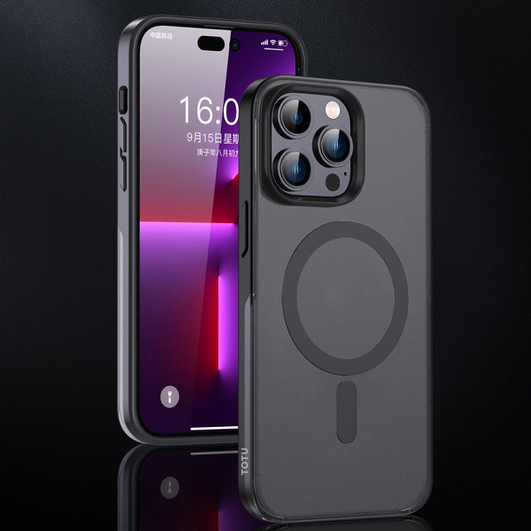 For iPhone 14 Pro TOTUDESIGN AA-178 Gingle Series Translucent Matte Magsafe Phone Case(Purple) - iPhone 14 Pro Cases by TOTUDESIGN | Online Shopping UK | buy2fix