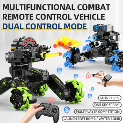 DM-528 Four-wheel Battle Blooming Tire Spray Remote Control Car, Specification:Dual Control Water Bomb(Blue) - RC Cars by buy2fix | Online Shopping UK | buy2fix