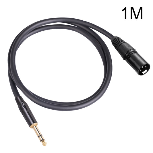 TC145BK19 6.35mm 1/4 inch TRS Male to XLR 3pin Male Audio Cable, Length:1m - Consumer Electronics by buy2fix | Online Shopping UK | buy2fix