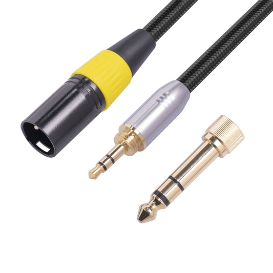 SB423K108-03 6.35mm + 3.5mm Male to XLR 3pin Male Audio Cable, Length: 30cm - Consumer Electronics by buy2fix | Online Shopping UK | buy2fix