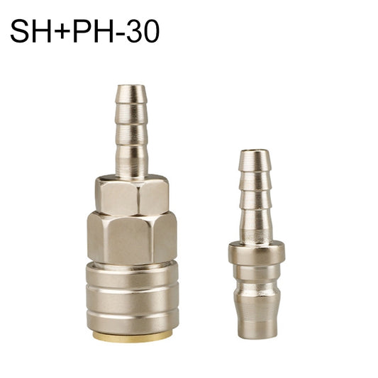 LAIZE SH+PH-30 10pcs C-type Self-lock Pneumatic Quick Fitting Connector - Interface Series by LAIZE | Online Shopping UK | buy2fix