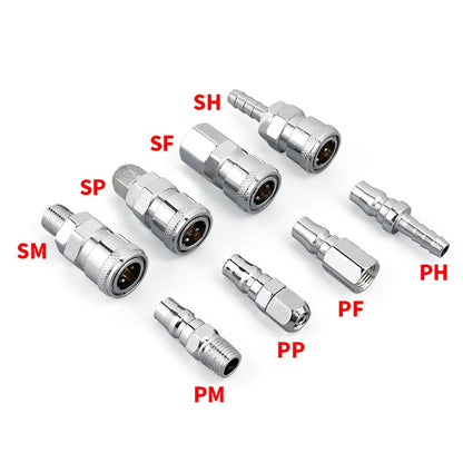 LAIZE SH+PH-20 10pcs C-type Self-lock Air Tube Pneumatic Quick Fitting Connector -  by LAIZE | Online Shopping UK | buy2fix