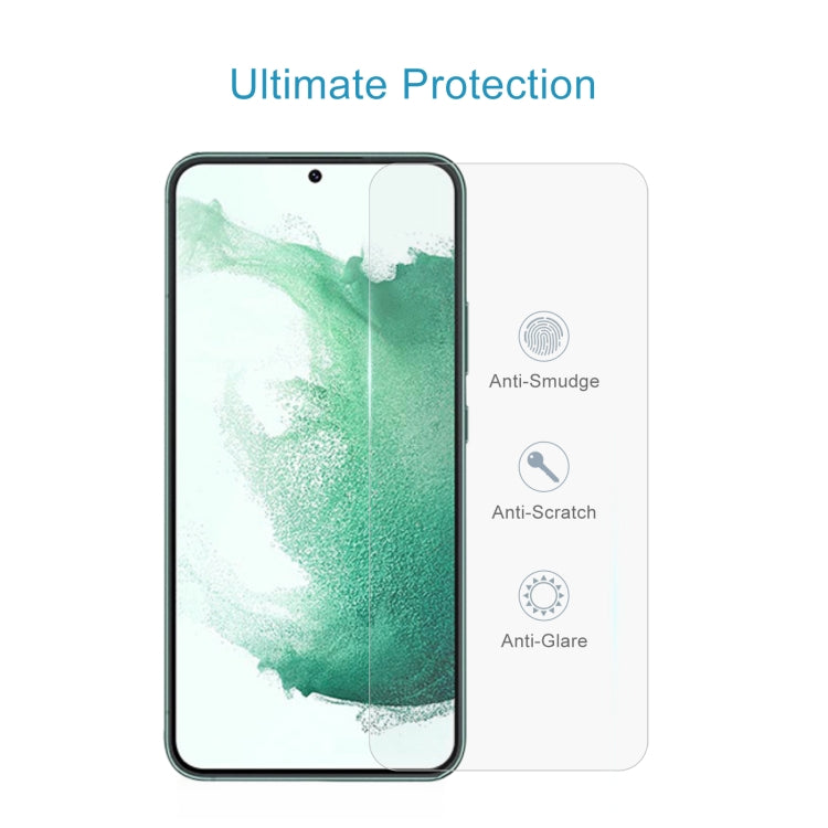 For Samsung Galaxy S23+ 5G 50pcs 0.26mm 9H 2.5D Tempered Glass Film, Support Fingerprint Unlock - Galaxy S23+ 5G Tempered Glass by buy2fix | Online Shopping UK | buy2fix