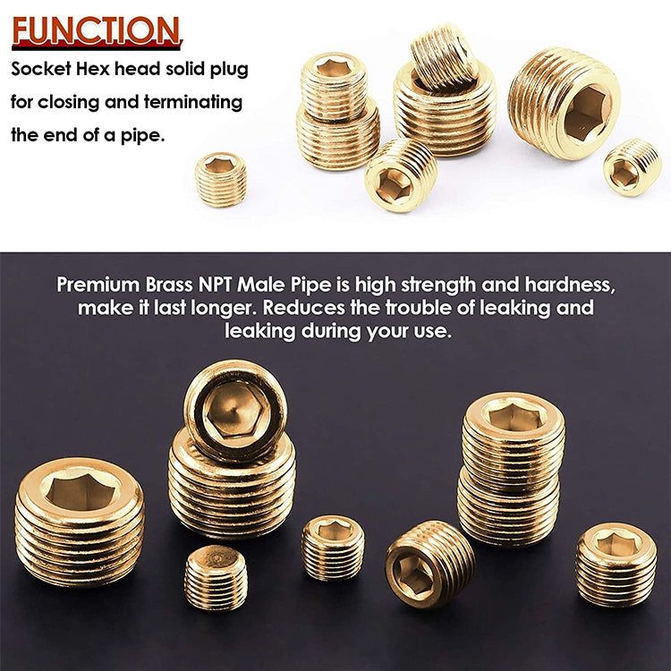 LAIZE 10pcs Copper Plug Connector Accessories, Caliber:1 Point -  by LAIZE | Online Shopping UK | buy2fix